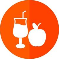 Apple Juice Vector Icon Design