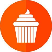 diseño de icono de vector de cupcake de boda