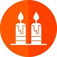 diseño de icono de vector de velas