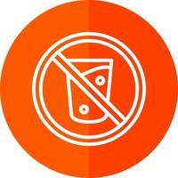 No Drink Vector Icon Design