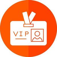 VIP Pass Vector Icon Design