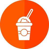 Milkshake Vector Icon Design