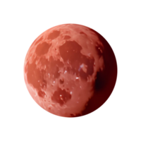 pleine lune rouge png