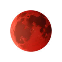 lua cheia vermelha png
