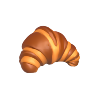 realistisk franska croissant png