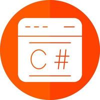 C Sharp Vector Icon Design