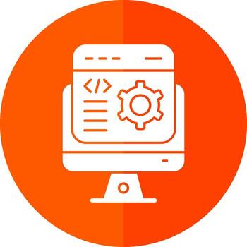 diseño de icono de vector de desarrollador de software