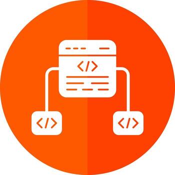 diseño de icono de vector de marco de código