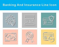 Banking And Protection Vector Icon Set