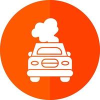 diseño de icono de vector de contaminación de coche