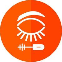 Eyelash Mascara Vector Icon Design