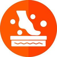 diseño de icono de vector de spa de pie