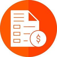 Invoice Vector Icon Design