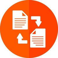 Documents Exchange Vector Icon Design