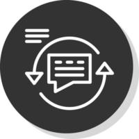 Feedback Loop Vector Icon Design