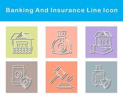 Banking And Protection Vector Icon Set