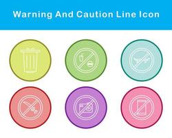 Warning And Caution Vector Icon Set