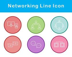 Networking Vector Icon Set