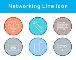 Networking Vector Icon Set