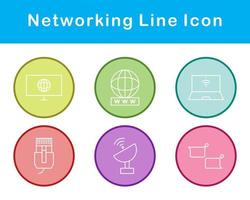 Networking Vector Icon Set