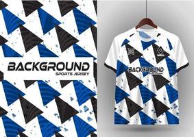 Mockup Design fabric patterns for sports t-shirts, football shirts, running shirts, exercise shirts. vector