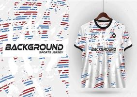 Mockup Design fabric patterns for sports t-shirts, football shirts, running shirts, exercise shirts. vector