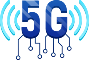 Móvel sem fio 5 ª geração tecnologia ícone elemento ilustração. 5g sem fio rede tecnologia conceito png