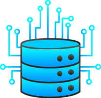 Artificial intelligence icon element design illustration. AI technology and cyber icon element. Futuristic technology service and communication artificial intelligence concept png