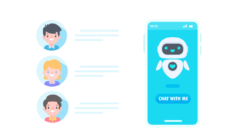 auto respuesta sistema con inteligente robots proporcionar información y ayuda clientes con problemas png
