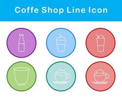 Coffe Shop Vector Icon Set