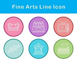 Fine Arts Vector Icon Set
