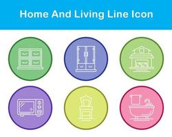 Home And Living Vector Icon Set