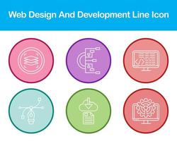 Web Design And Development Vector Icon Set