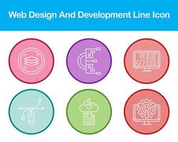 Web Design And Development Vector Icon Set