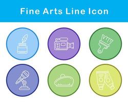 Fine Arts Vector Icon Set