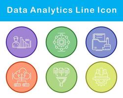 Data Analytics Vector Icon Set