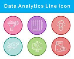 Data Analytics Vector Icon Set