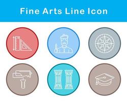 Fine Arts Vector Icon Set