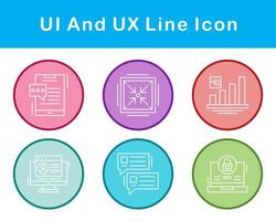 UI And UX Vector Icon Set