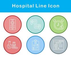 hospital vector icono conjunto