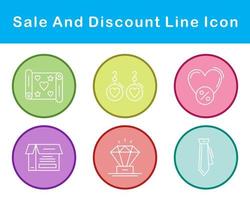 Sale And Discount Vector Icon Set