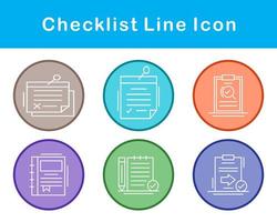 Checklist Vector Icon Set