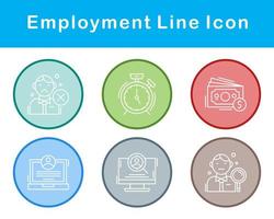 Employment Vector Icon Set