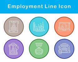 Employment Vector Icon Set