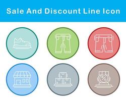 Sale And Discount Vector Icon Set