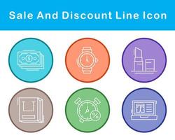 Sale And Discount Vector Icon Set