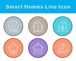 Smart Homes Vector Icon Set