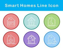 Smart Homes Vector Icon Set