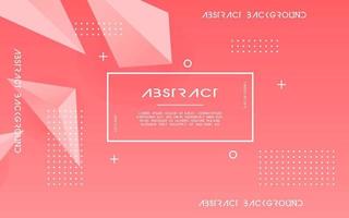 modern abstract geometric background banner design.dynamic textured geometric elements design with dots decoration. can be used in cover design, poster, book design, social media template background. vector