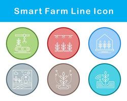 Smart Farm Vector Icon Set